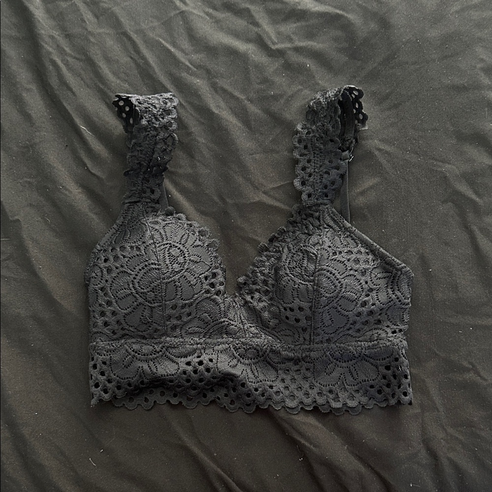 Elegant Black Lace Bralette